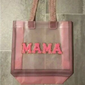 3/$12 Small Mama Transparent/Reusable Tote New in Bag